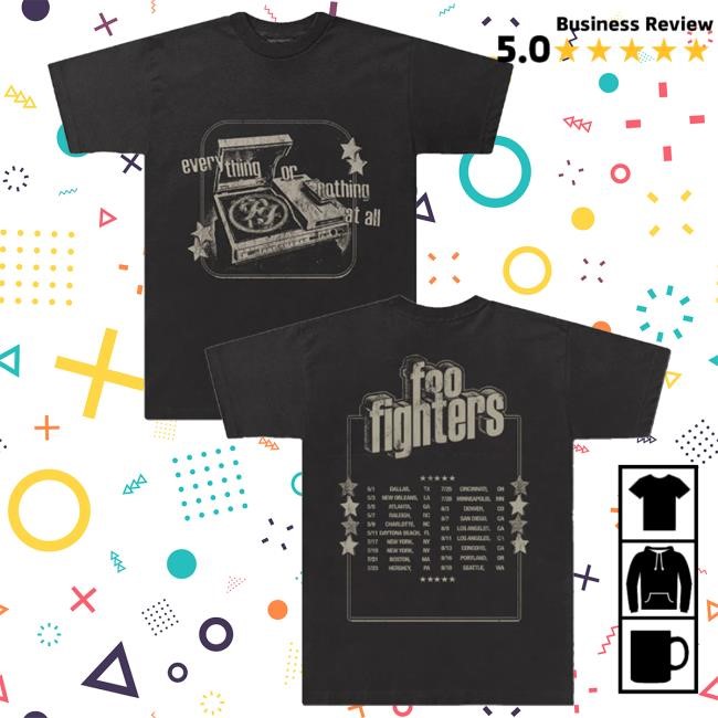Trending Foo Fighters Merch Record Player Shirt
