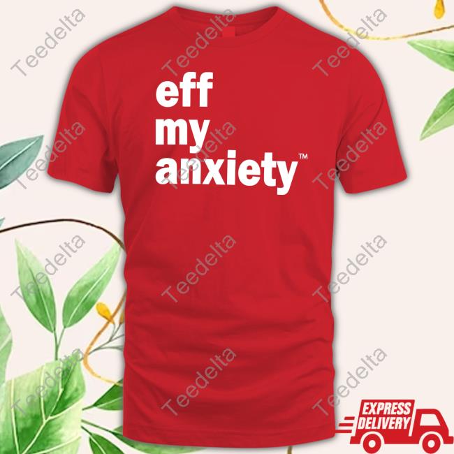 Kimberly Nichols Wearing Eff My Anxiety Hooded Sweatshirt