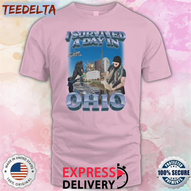 Swagstimulus I Survived A Day In Ohio Shirt