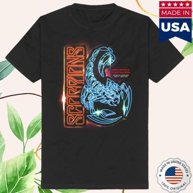Official Scorpions Merch Neon Sign t-shirt, hoodie, tank top, sweater and long sleeve t-shirt