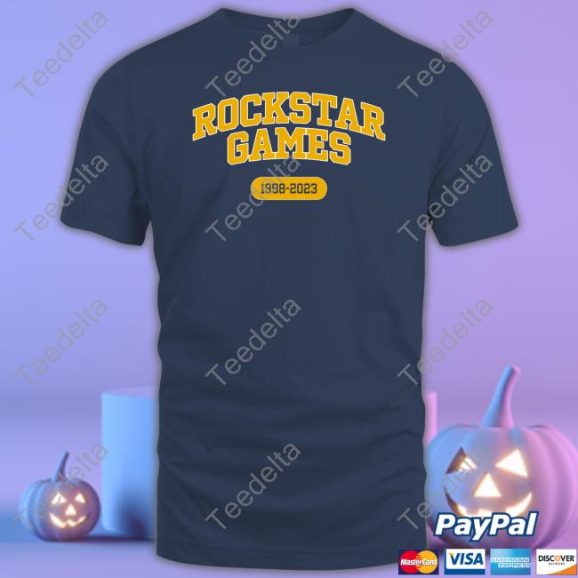 Rockstar Games 1998 2023 T Shirt Rockstar Games 1998 2023 Tank Top