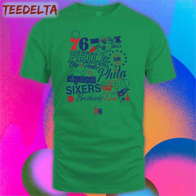 76 Phila Clap Your Hand Ring The Bell Make Some Noise Sixers Brotherly Shirt