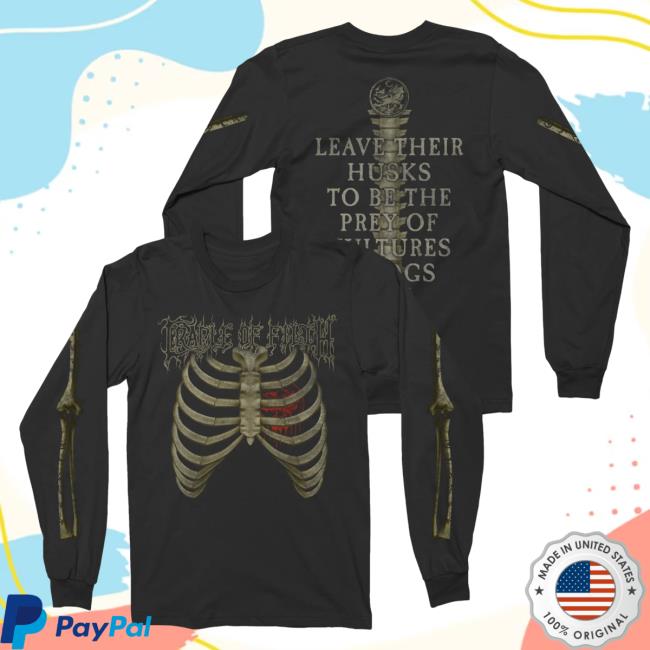 Official Night Shift Merch Indie Merch Store Cradle Of Filth - Prey Of Vultures & Dogs Popover Shirt NightShiftMerch IndieMerchStore
