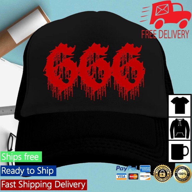 Blackcraft Merch Dripping 666 Bucket Hat