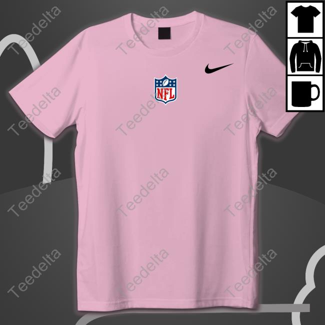 Dan Campbell Wearing Nfl Logo Tee Shirt