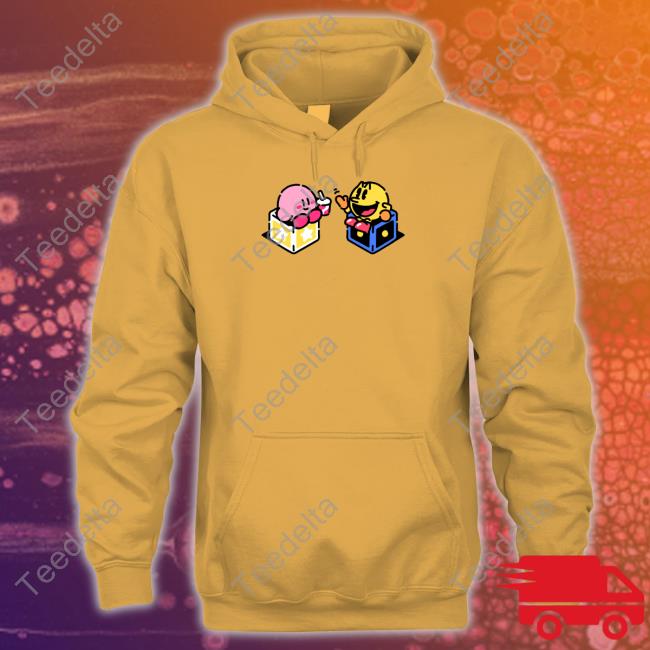 Round Friends Kirby And Pac-Man T Shirt