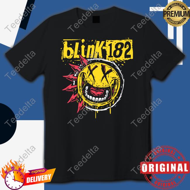 Blink182 Merch Punk Smiley Tee