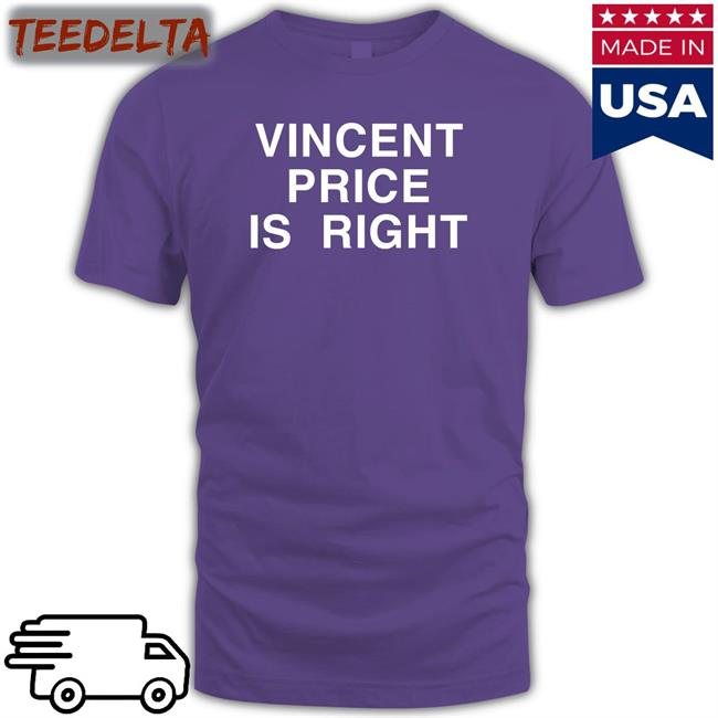 Vincent Price Is Right Long Sleeve Shirt