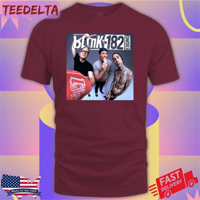Blink 182 Edging Tee Shirt Markhoppus
