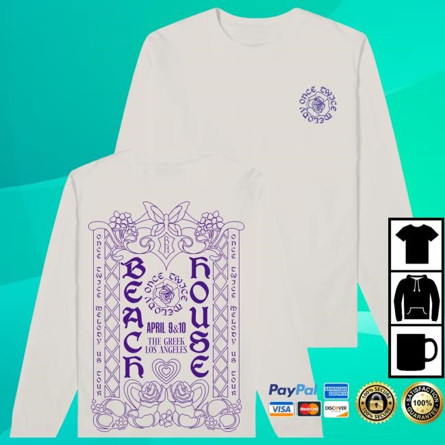 Original Beach House Baltimore Merch Store Los Angeles Greek Event Longsleeve Tee Shirt