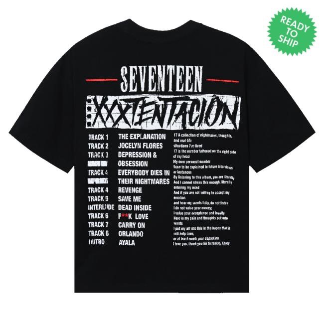 Official Xxxtentacion Merch Depression And Obsession New Shirt Black