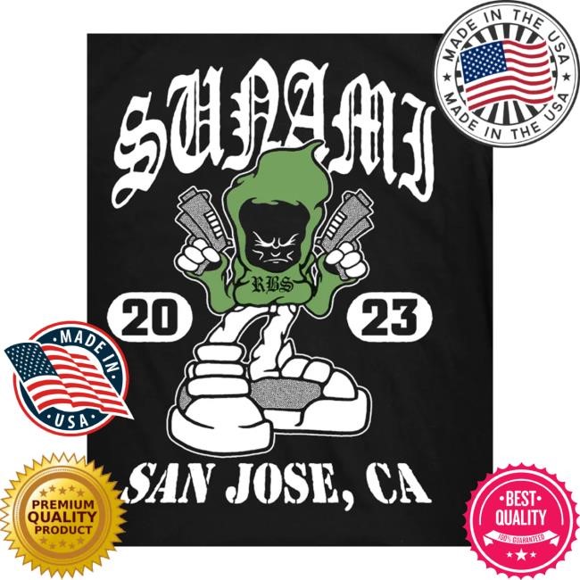 Holy Mountain Printing Store Sunami San Jose Zip Up Hooded Sweatshirt