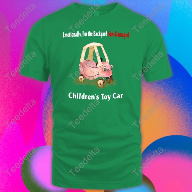 Jmcgg Emotionally I'm The Backyard Sun-Damaged Children's Toy Car Hoodie