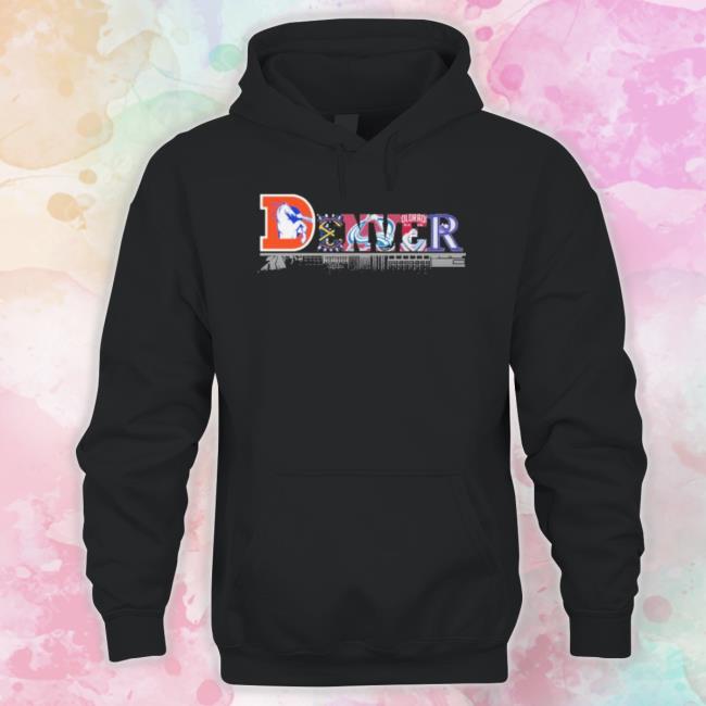 Denver Football Logo Reflection Water City Shirt Denver Football Logo Reflection Water City shirt