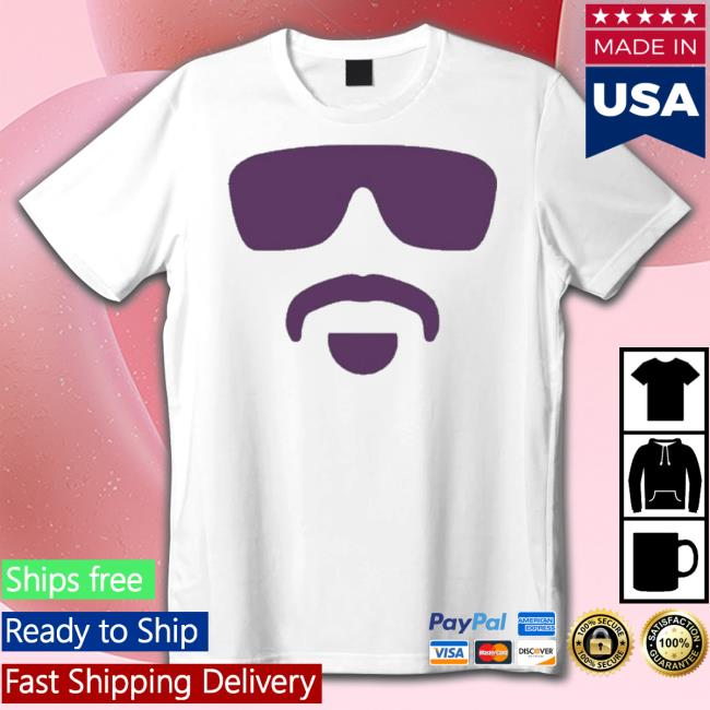 Official Lsu Baseball Moustache And Glasses Shirt