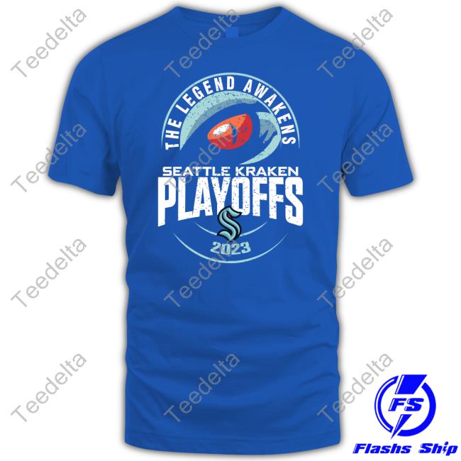 Buoy Wearing The Legend Awakens Seattle Kraken Playoffs 2023 Shirt