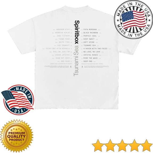 Spiritbox Tracklist The Lodge Event White Tee Rise Records Merch Store