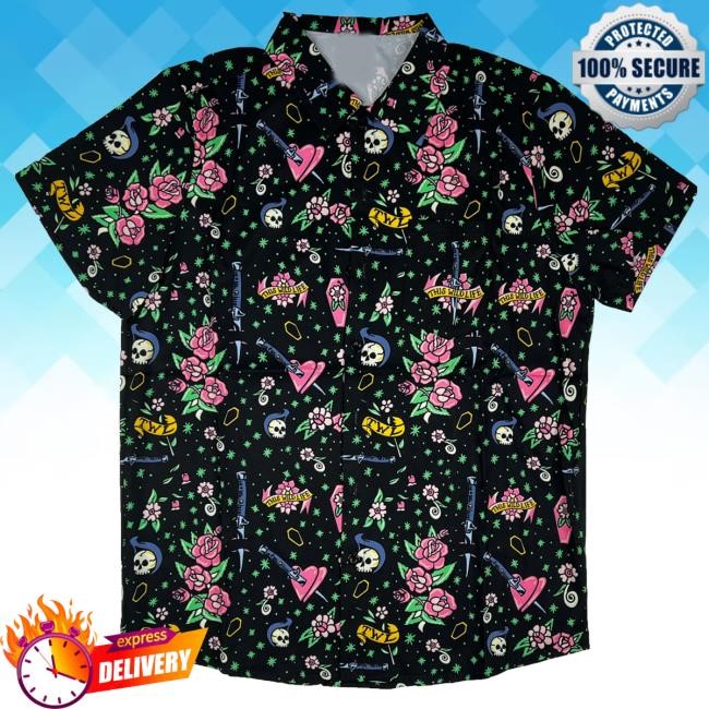 This Wild Life Never Fade Button Up (Black) Long Sleeve Shirt