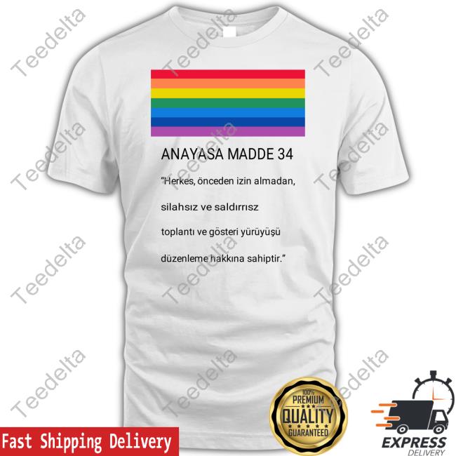 Burak Sahin Anayasa Madde 34 Long Sleeve T Shirt