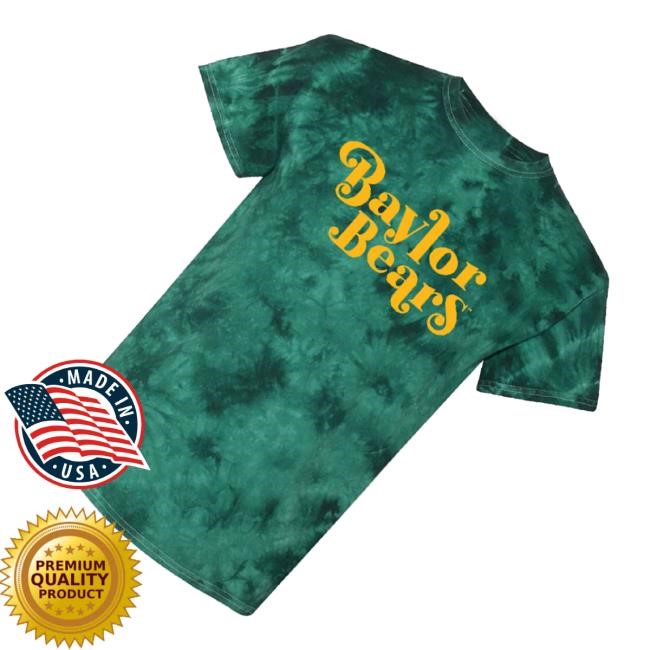 Baylor Bears Womens Green Quinn Tie Dye Tee