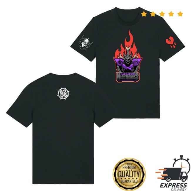 Official Warhammer Merch Blood Bowl Naggaroth Nightmares Team Shirt