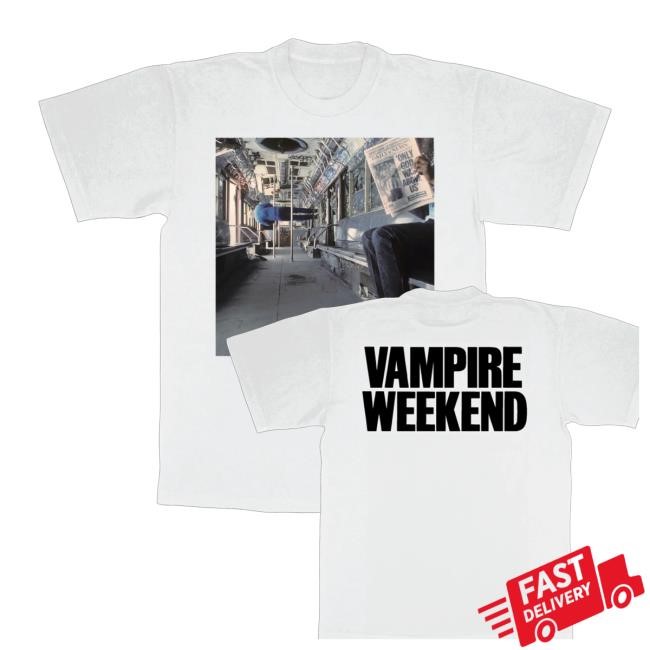 Bingo Merch Shop Store Official Vampire Weekend Limited Edition Ogwau Album Cover Tee Shirt