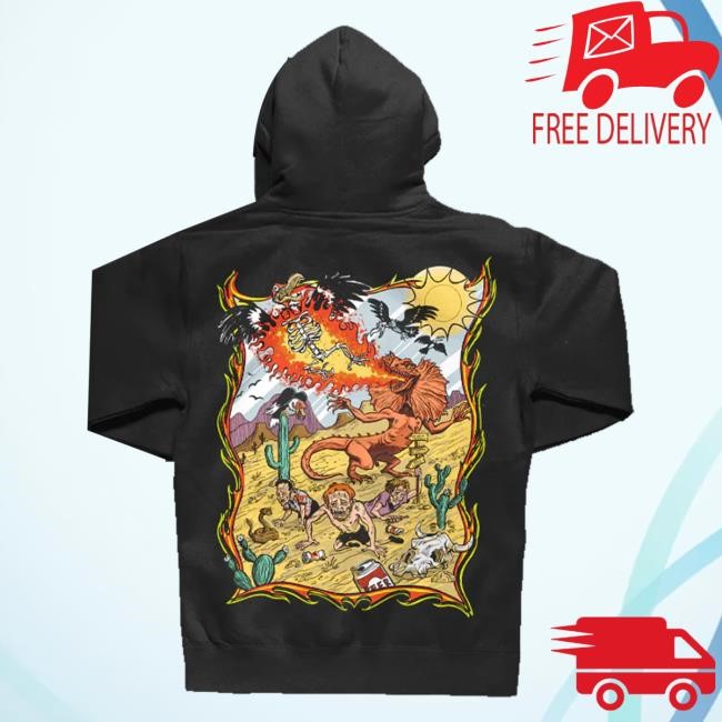 The Chats Merch Store Lizard Breath Pullover Hoodie (Black) Crewneck Sweatshirt