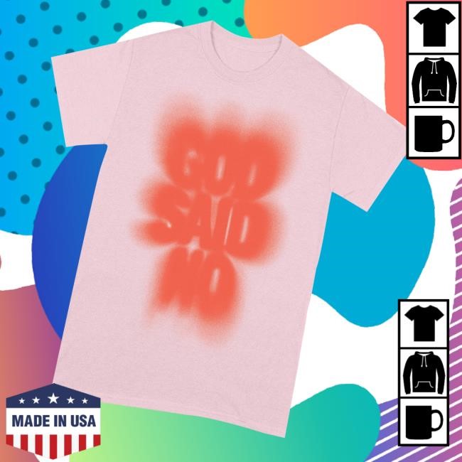 Official God Said No Blur Crewneck Sweatshirt Omar Apollo Merch Store Shop God Said No Blur