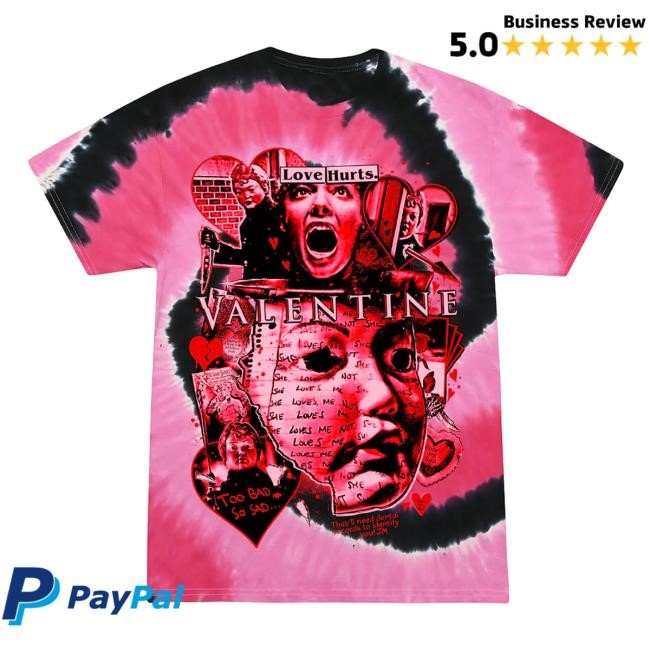 Trending Cavitycolors Merch Store Love Hurts - Tie-Dye T-Shirt (Bleeding Heart Variant) Tee