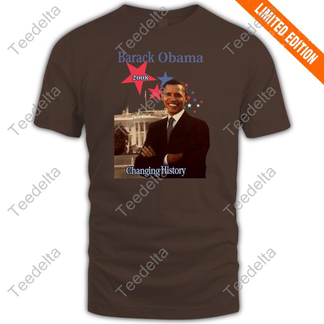 Barack Obama Changing History Tee Shirt