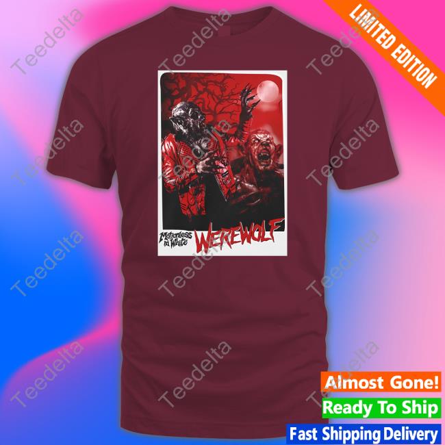 Miwband Lurking In The Dark Motionless In White Werewolf T Shirt