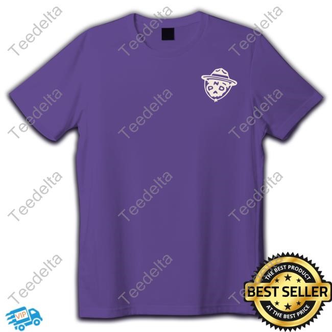 Nationalparkafterdark National Park After Dark Logo Enjoy The View But Watch Your Back Tee Shirt
