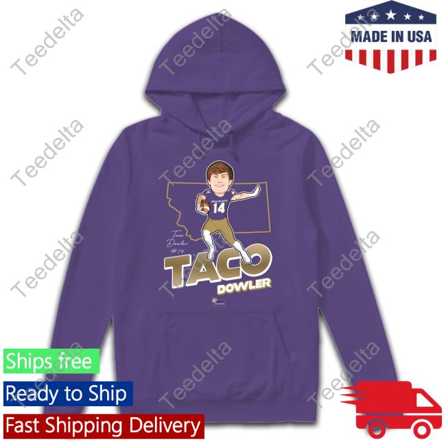 The Nil Shop Taco Dowler Hoodie Montana State Wide
