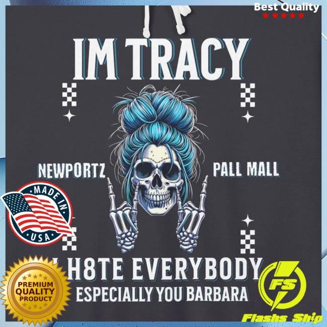 Delano Edwards Merch Im Tracy Skull Tee Shirt
