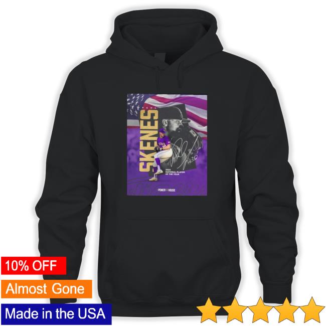 Lsu Baseball America Ace Skenes Paul Signature 2023 National Player T-Shirt