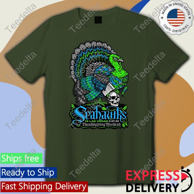 Gameday Poster Seahawks Vs Raiders 2022 Thanksgiving Weekend Shirt