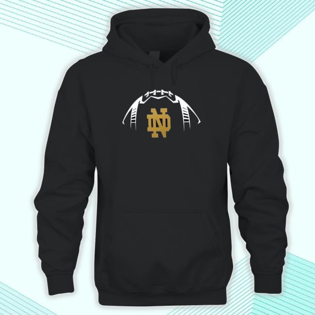 Notre Dame Fighting Irish Fanatics Branded Playmaker Football Personalized Name Hoodie