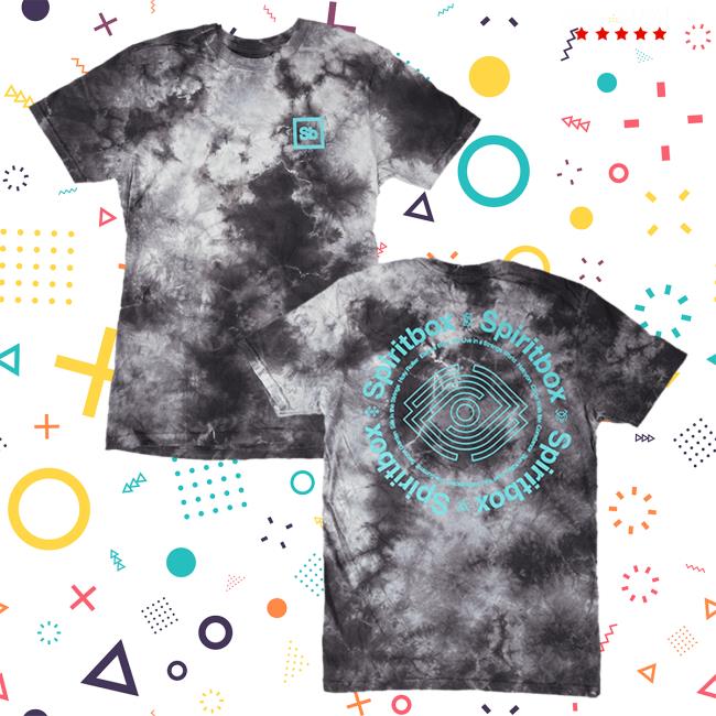 Official Spiritbox Merch Spiritbox Eternal Blue Tie Dye Crew neck