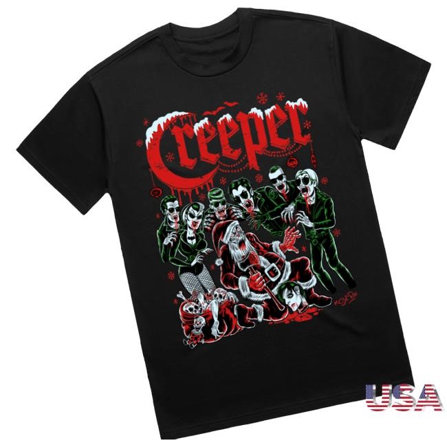 Creeper Official Merch Store Sol Rac Christmas Shirt