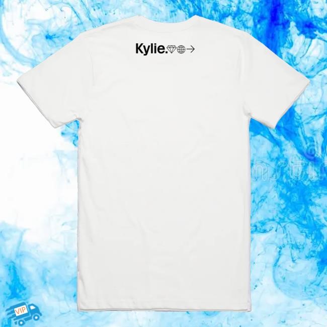 Kylie Tension White Photo Crewneck Sweatshirt Kylie Merch Store