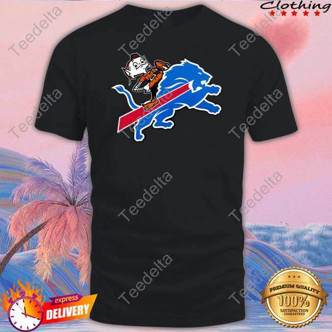 Three Lake Erie Teams Bills Brown-Lions Hoodie Sweatshirt