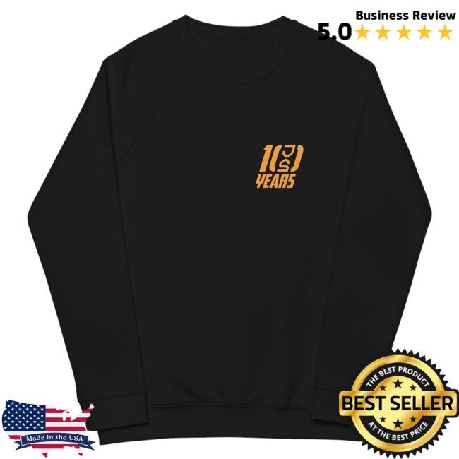 Sand Man Merch Shop 10-Year Anniversary Limited Edition Gold T Shirts