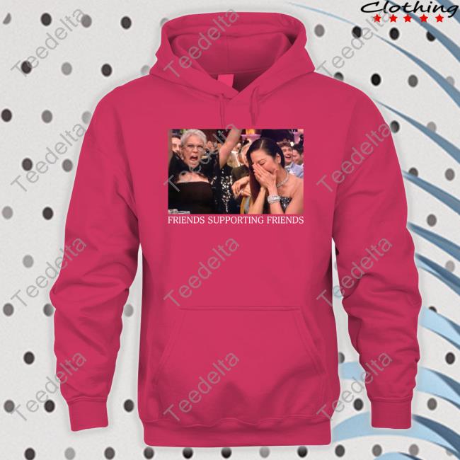 Michelle Yeoh Jamie Lee Curtis Golden Globes Friends Supporting Friends Tee