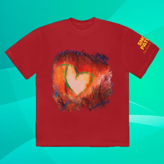 Shop Uk Snow Patrol Merch Store Store Red Heart Hoodie