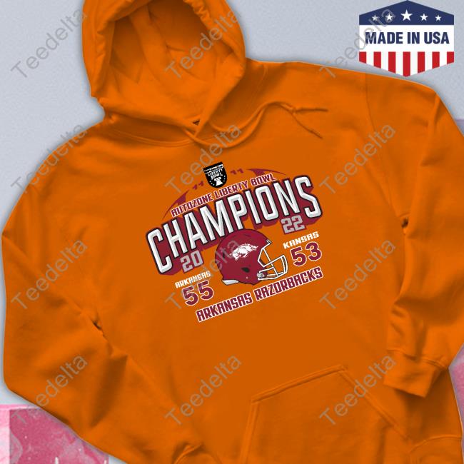 Alumni Hall Store Arkansas 2022 Autozone Liberty Bowl Champions Shirt Arkansas 2022 Autozone Liberty Bowl Champions Tee Shirt