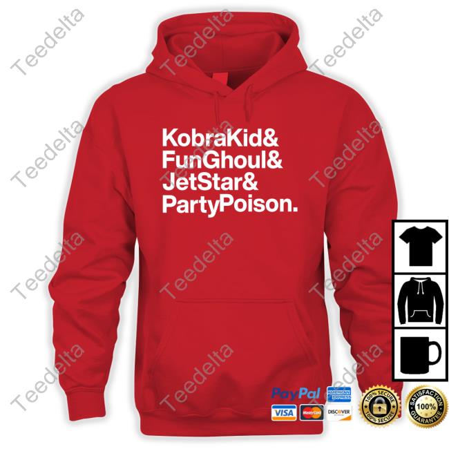 Kobrakid Funghoul Jetstar Partypoison New Shirt Lela Tm