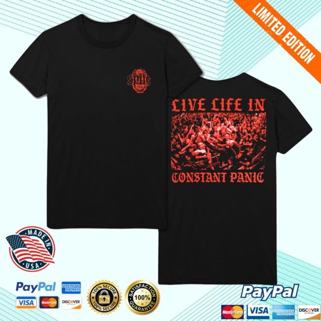 Spite Cult Merch Constant Panic Tee Shirt