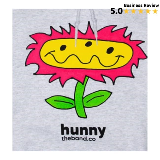 Down Right Merch Hunny Pink Flower Hoodie