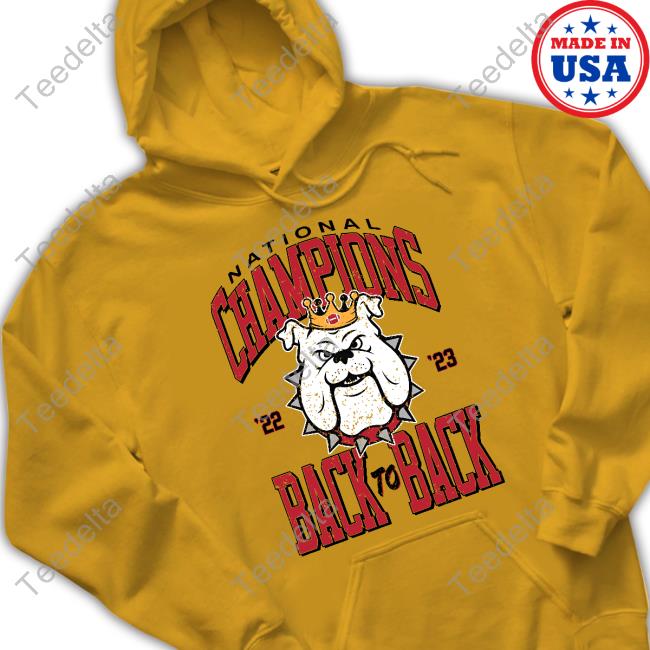 Barstool Sports Store National Champions 22 23 Back To Back T Shirts Back To Back Ga T Shirts