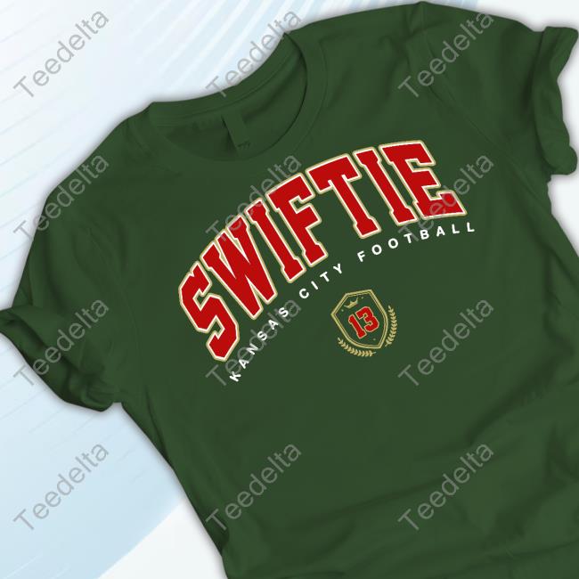 Phoebe Tonkin Swiftie Kansas City Football 13 Sweatshirt Phoebe Tonkin Wearing Swiftie Kansas City Football 13 Swift And Kelce Tee